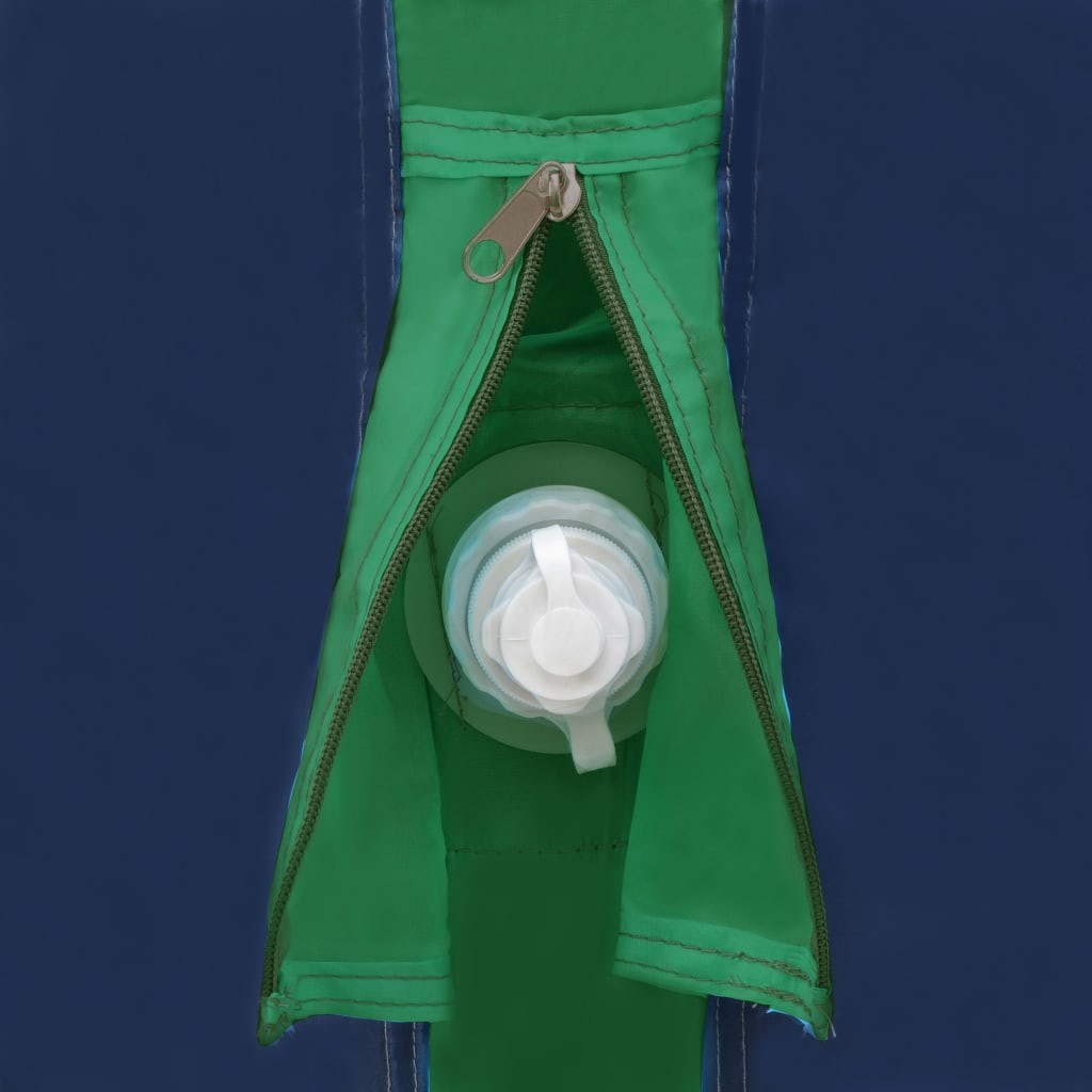 Camping Tent with Inflatable Beams 320x170x150/110 cm Blue and Green